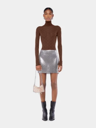 Turtleneck-top i ull som sitter som et ekstra hudlag