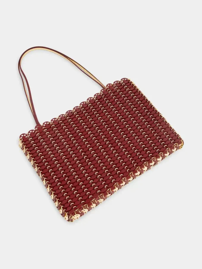 1969 vendbar Flip-veske i skinn