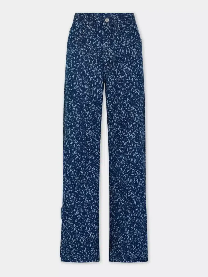Baggy jeans med rette ben