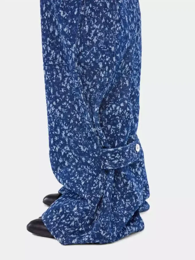 Baggy jeans med rette ben