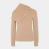 Beige genser i ull
