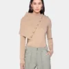 Beige genser i ull
