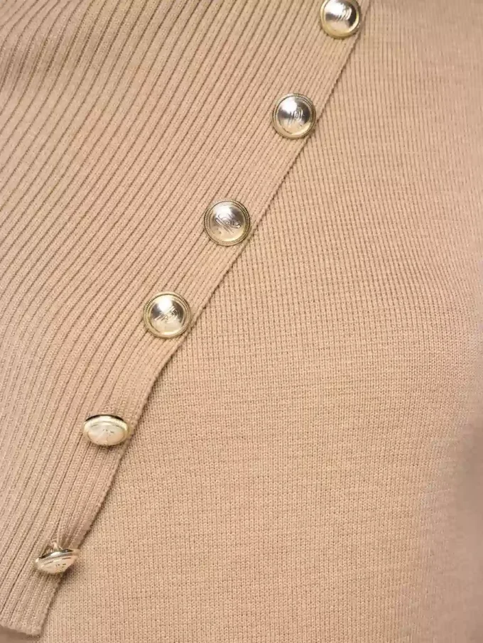 Beige genser i ull