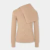 Beige genser i ull