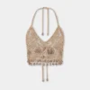 Bralette i heklet stoff