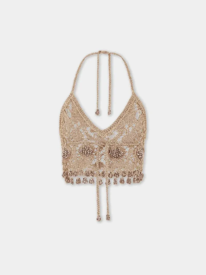 Bralette i heklet stoff
