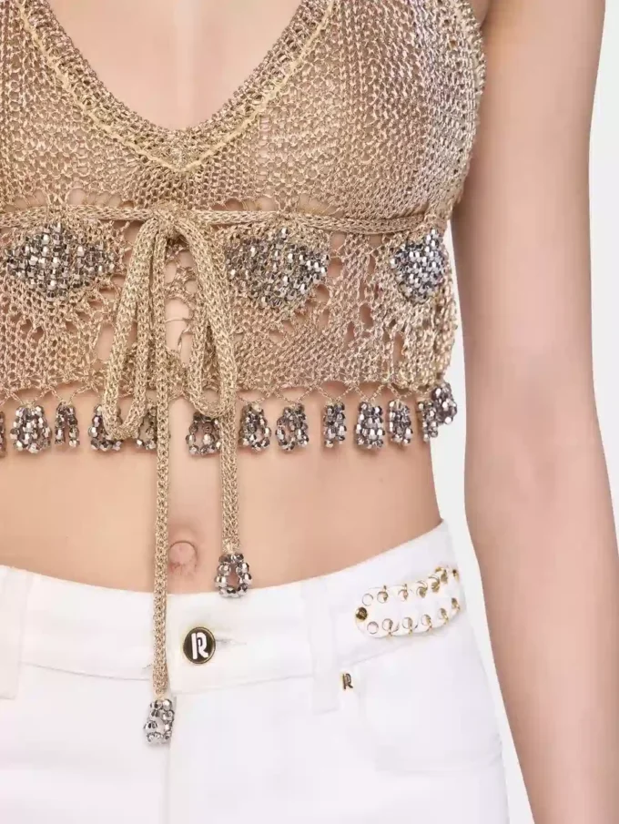 Bralette i heklet stoff
