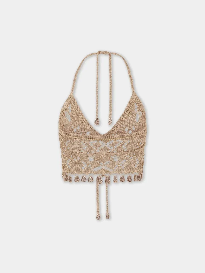 Bralette i heklet stoff