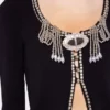Brodert strikkegenser