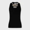Brodert strikket topp