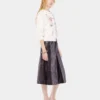Brodert topp i ull