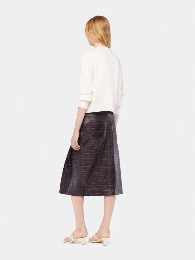 Brodert topp i ull