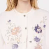 Brodert ullcardigan