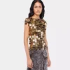 Den gullfargede Sparkle Disc-toppen
