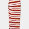 Draped lang skjørt i jersey