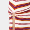 Draped lang skjørt i jersey