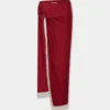 Draped midi-skjørt i jersey