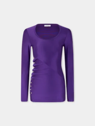 Drapede jersey-topper