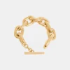 Gull XL lenke armbånd