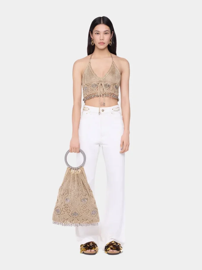 Bralette i heklet stoff