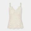 Ivory tank top i blonder