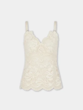 Ivory tank top i blonder