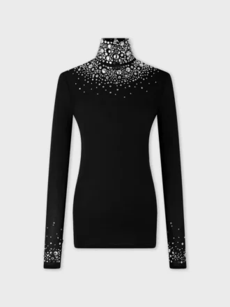 Jerseybluse som sitter som et ekstra hudlag