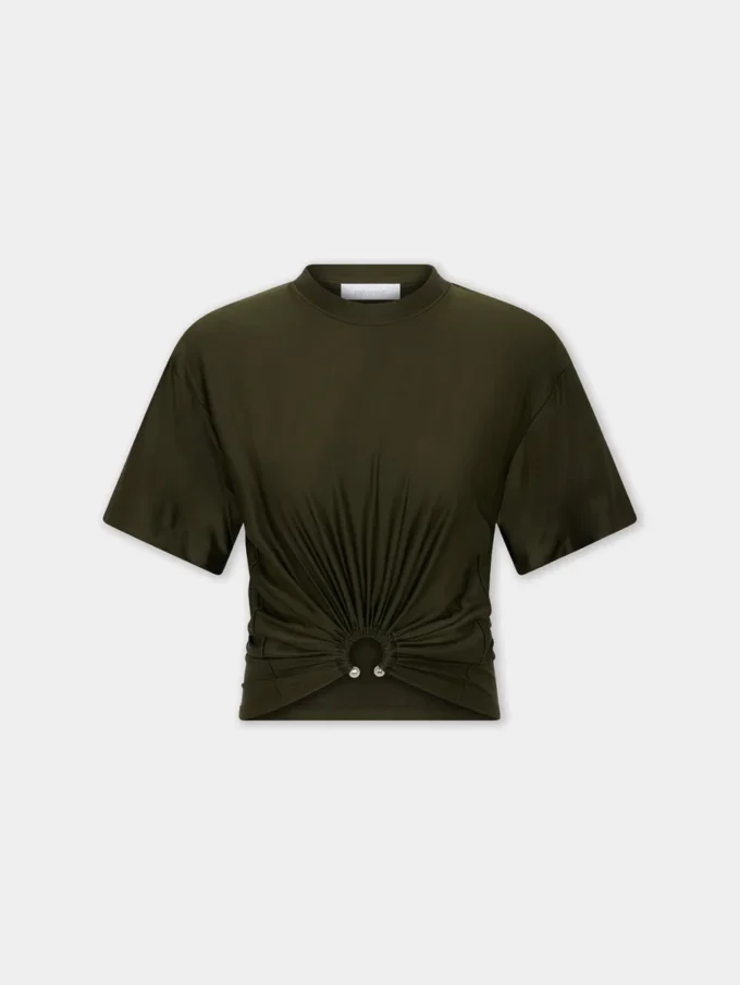 Kort T-skjorte i jersey