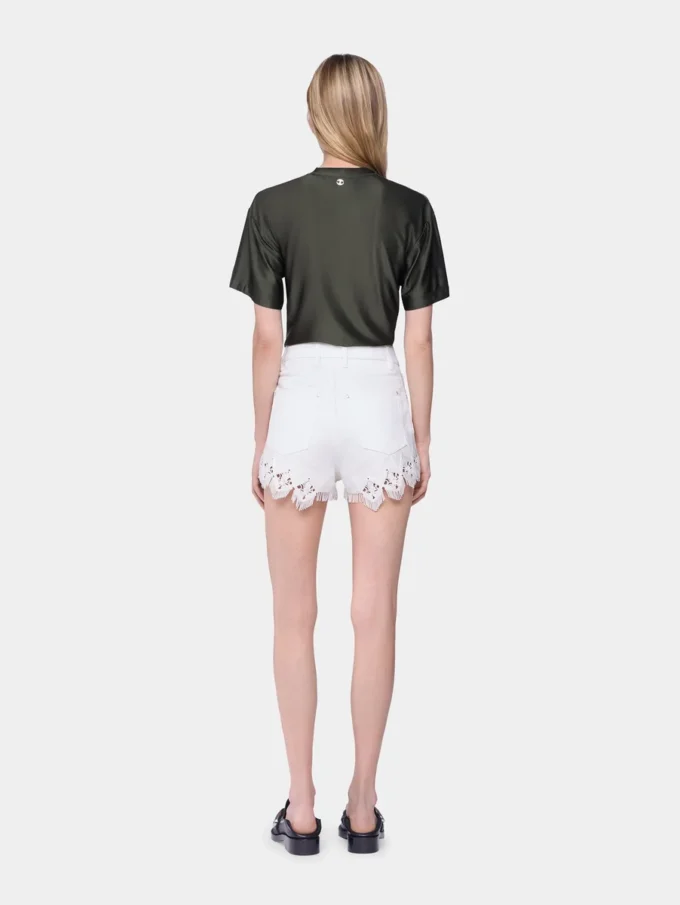 Kort T-skjorte i jersey