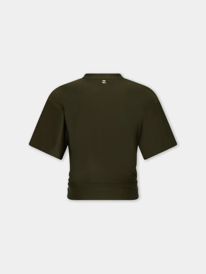 Kort T-skjorte i jersey