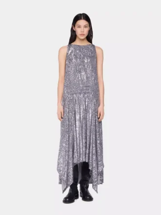 Midi-kjole i paljetter