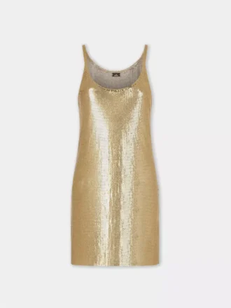 Mini tank top kjole i mesh