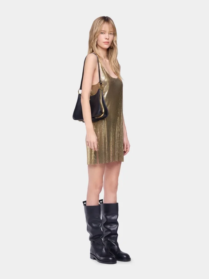 Mini tank top kjole i mesh