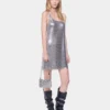 Mini tank top kjole i mesh