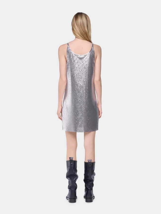 Mini tank top kjole i mesh