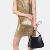 Mini tank top kjole i mesh