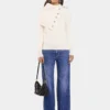 Offwhite genser i ull