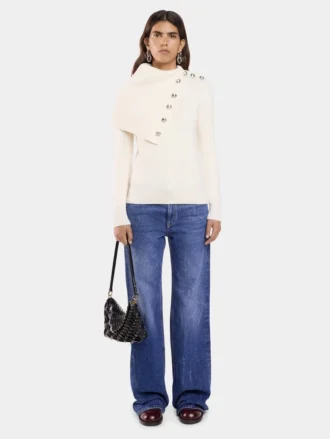 Offwhite genser i ull
