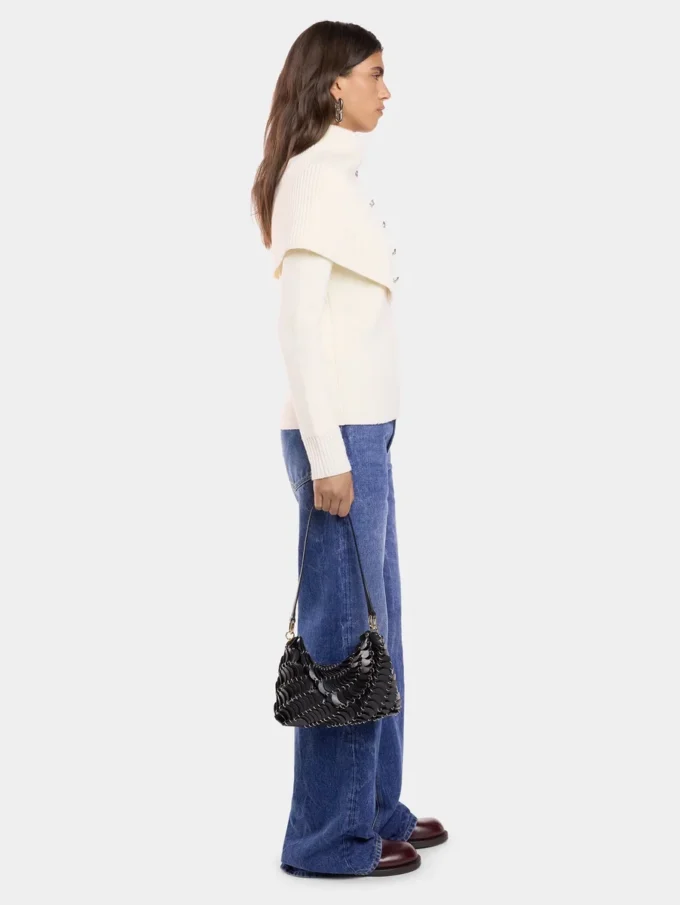 Offwhite genser i ull