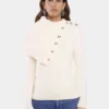 Offwhite genser i ull