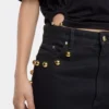 Oversize piercing-T-skjorte