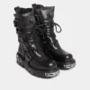Rabanne x New Rock svarte støvler