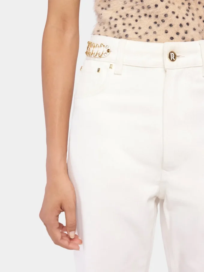 Signatur offwhite jeans med 1969-skiver