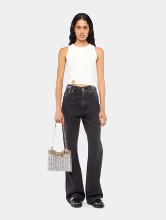 Signaturjeans i svart med 1969-skiver