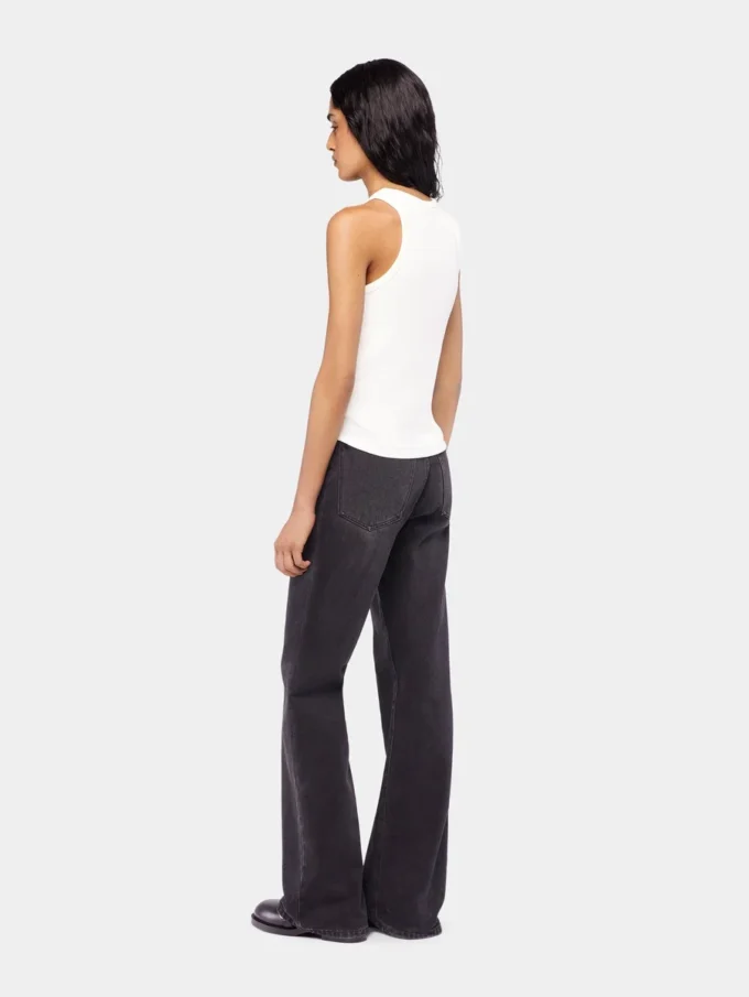 Signaturjeans i svart med 1969-skiver