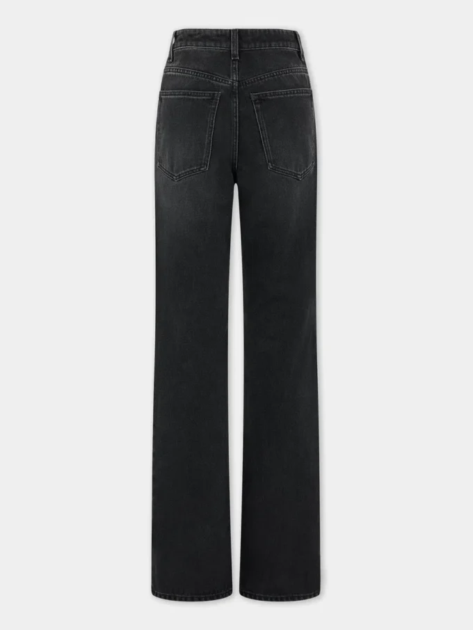 Signaturjeans i svart med 1969-skiver