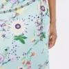 Skjørt med blomstermønster og kjettingdetaljer