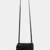 Svart Paco crossbody-veske i skinn