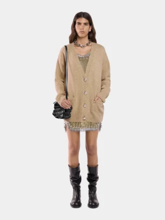 Svart Paco crossbody-veske i skinn