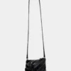 Svart Paco crossbody-veske i skinn